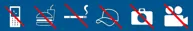 items not allowed in court: mechanical recording devices such as smart phones, food or drink, cigarettes, hats, cameras