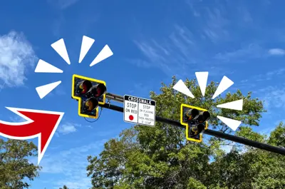 High-Intensity Activated Crosswalk (HAWK) pedestrian traffic light signals