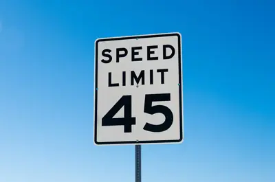 speed limit sign